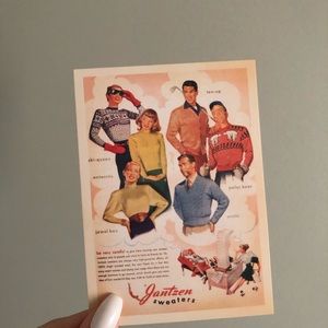 🌻10/$10🌻 Vintage Ad Postcard Art Wall Deco